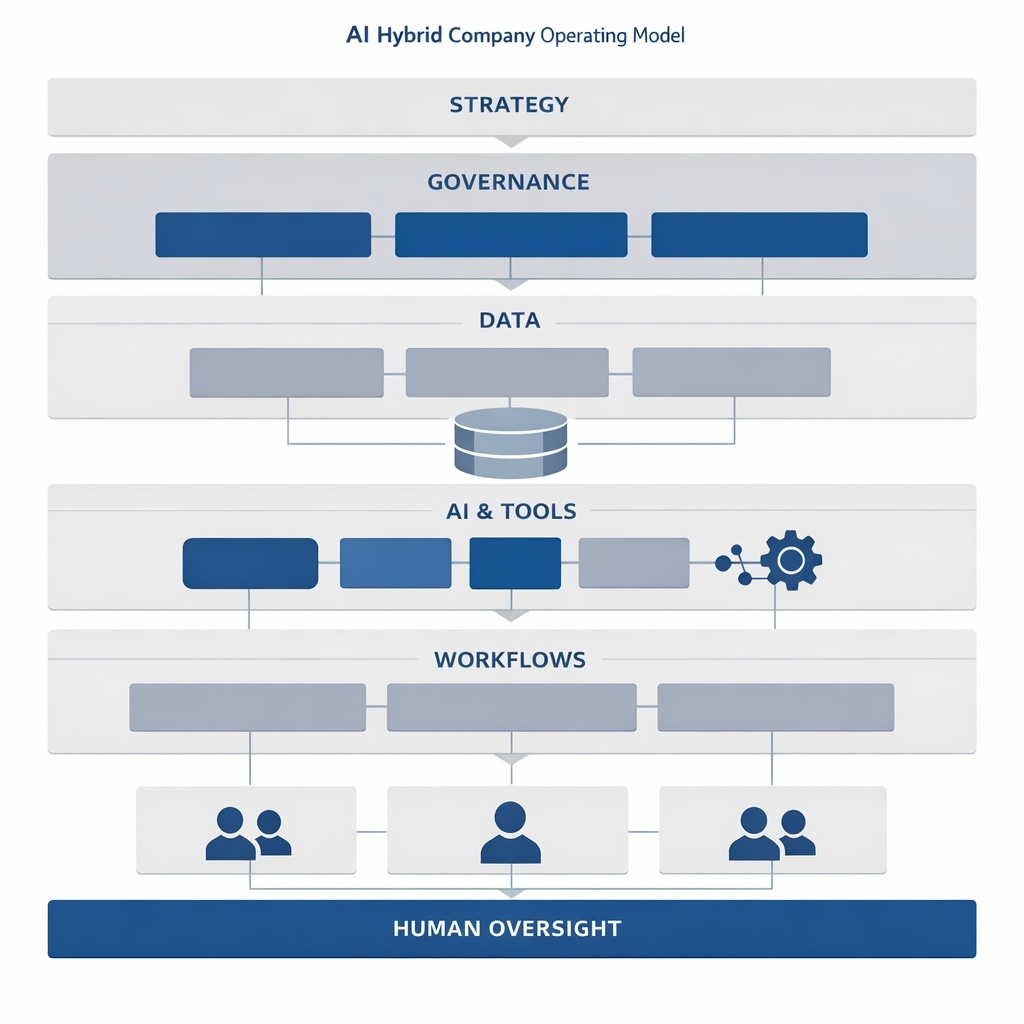 AI hibrid operating model