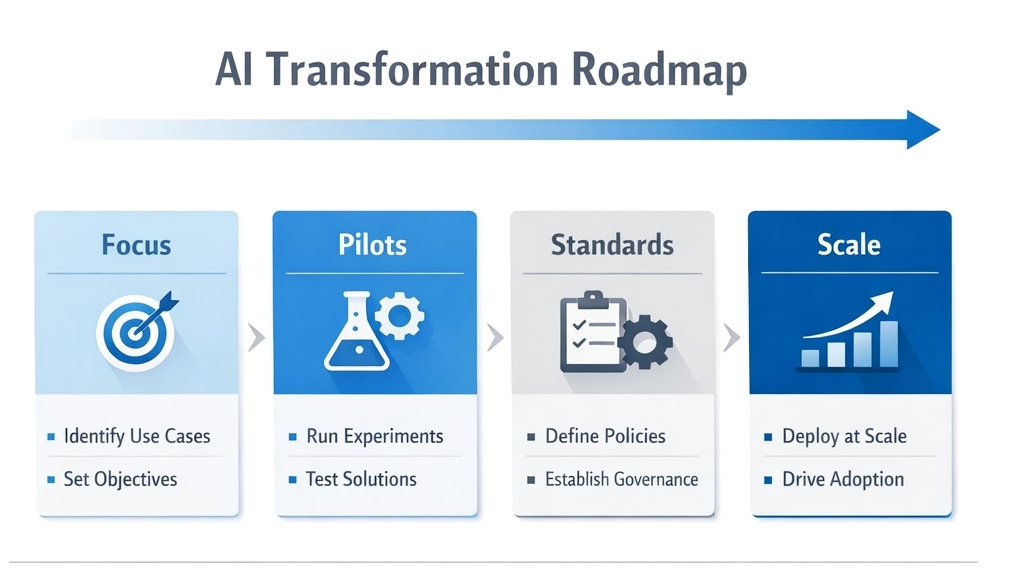 Four-phase roadmap