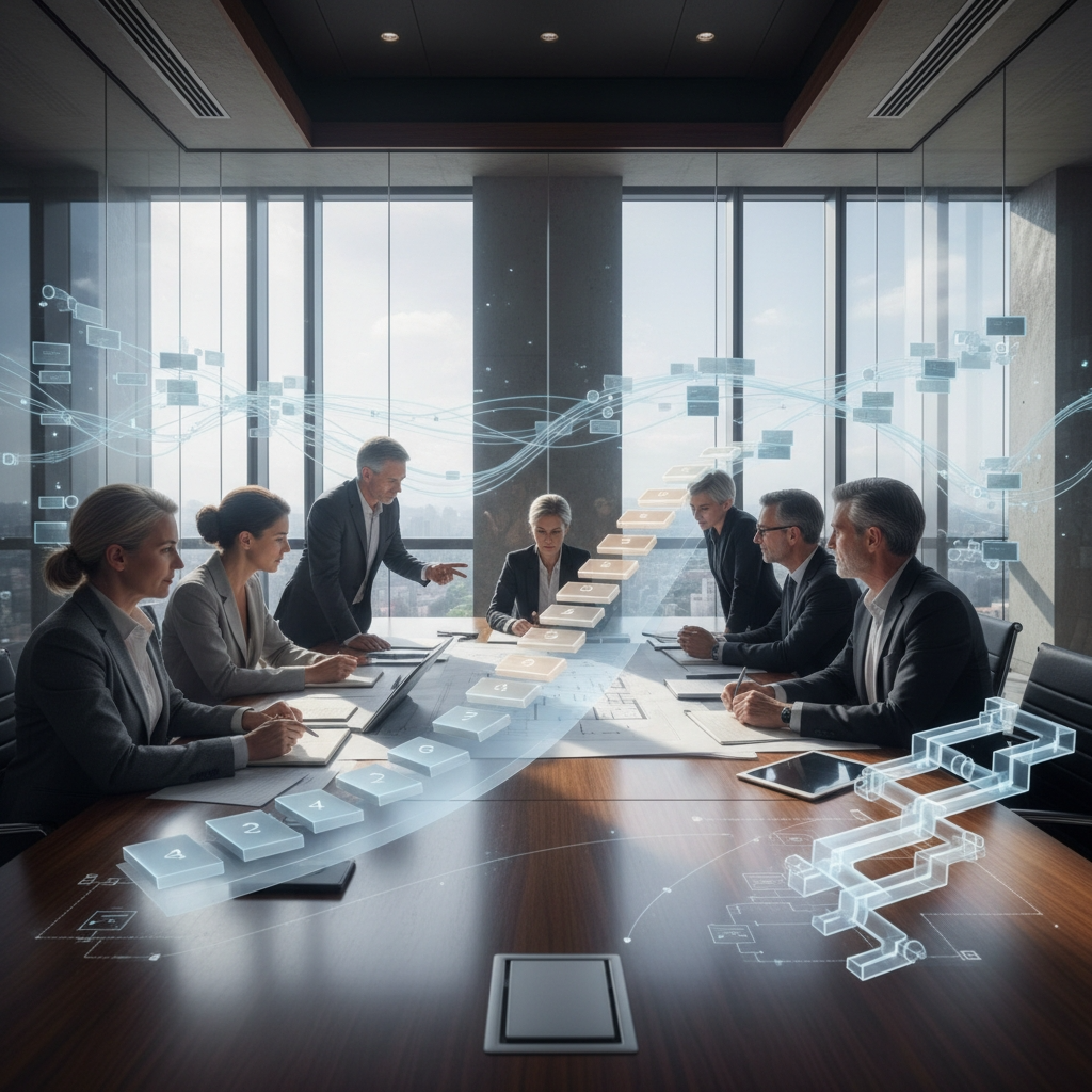 Az AI hibrid cég bevezetési útiterve